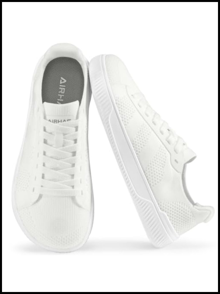 Wide Toe Box Barefoot Shoes Zero Drop Fashion Sneakers Walking Casual Minimalist